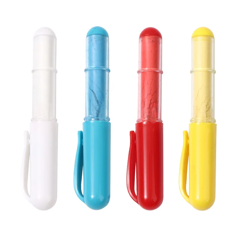 

6 Pcs Tailor Chalk Markers Pen Shaped Fabric Drawing Tool Replaceable Waxed Chalks Garment Cutting Quilting Sewing Fabric