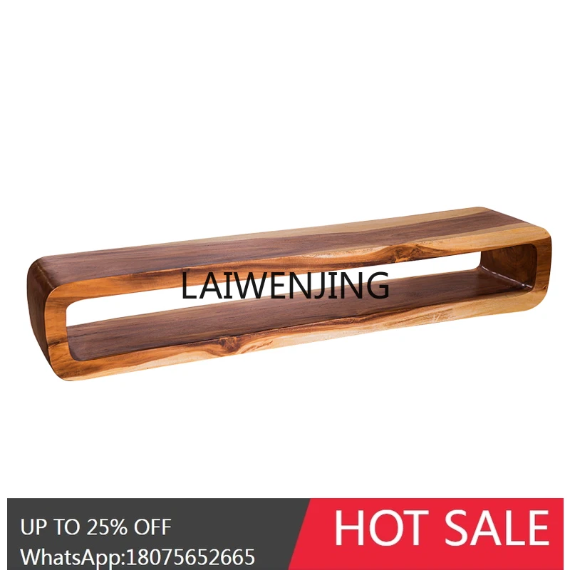 

Прикроватная тумбочка из цельного дерева Южной Восточной Азии, новая китайская бревенчатая скамейка, педаль кровати