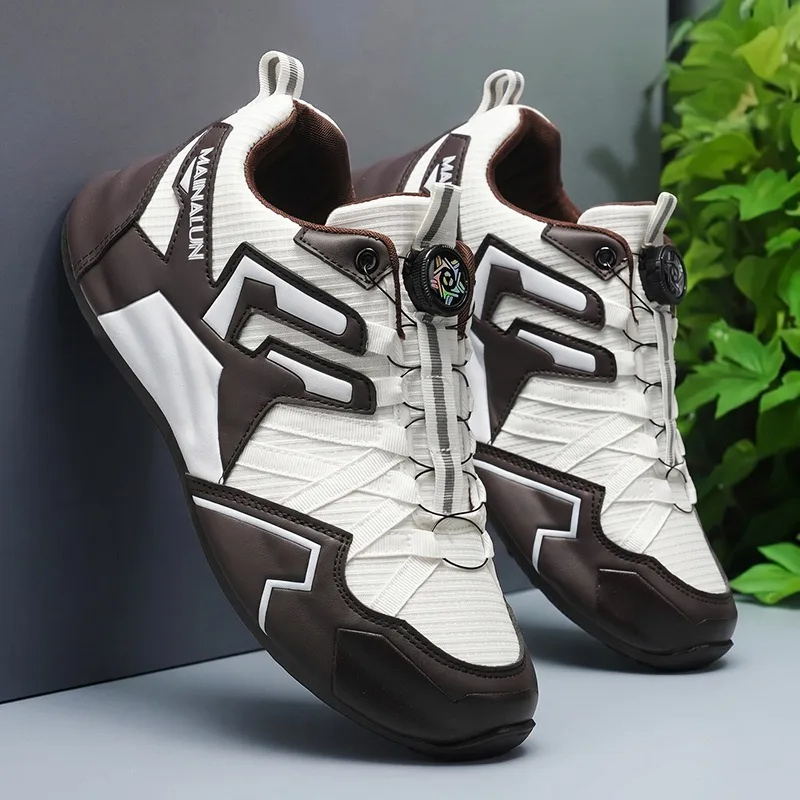 Men's Shoes 2026New Mesh Breathable Casual Shoe Fashion Rotating Buckle Designer Shoes Comfort Sports Running Shoes Men Sneakers