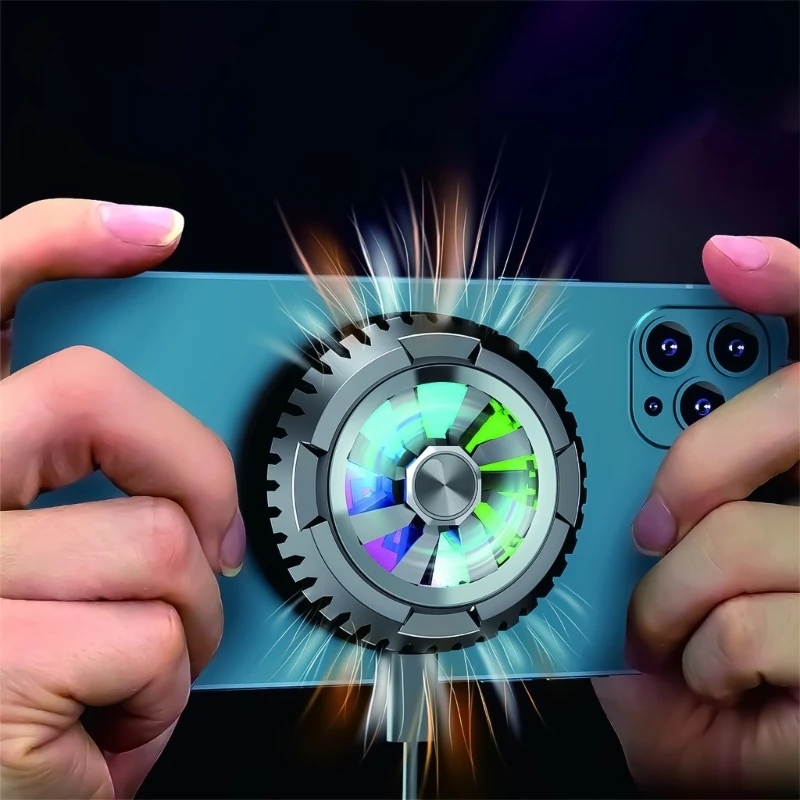 Game Phone Cooling Fan Adjustable Fan Advanced Cellphones Radiator High Speed Fan Cell Phones Cooling Fan Simple Operate