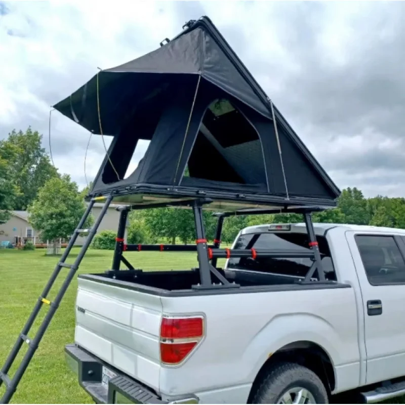 

Hot Selling Upgraded Double Slots Panel Aluminum Corners Hard Waterproof Four-Season Car Roof High Quality