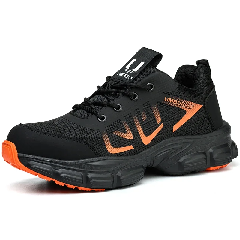 Work Safety Shoes Men Indestructible Work Sneakers Lightweight Breathable Security Protection Steel Toe Safety Boots