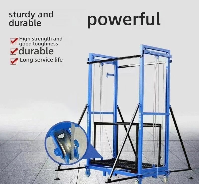 ลิฟท์ยกแบบเคลื่อนที่ควบคุมระยะไกลอัตโนมัติ 2.5 เมตร สำหรับงานตกแต่งภายในและภายนอกอาคาร แบบพกพา ใช้ไฟฟ้า