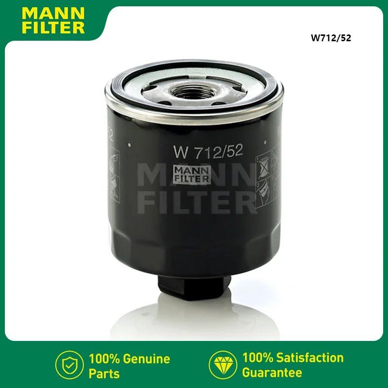 

MANNFILTER W712/52 Oil Filter Fits VW Caddy II (9K9 9U7) Golf IV (1J1 1J5) 030115561AN