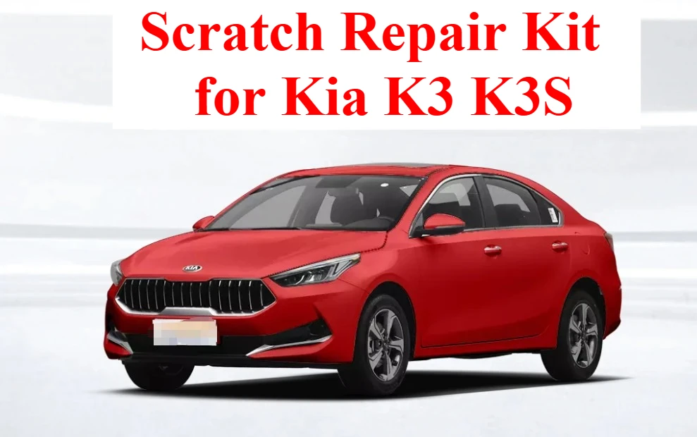 Scratch Repair Kit Car Touch Up Paint Pen for Kia K3 K3S Paint Fixer Transparent White Pearl White Dark Cherry Red  Supplies