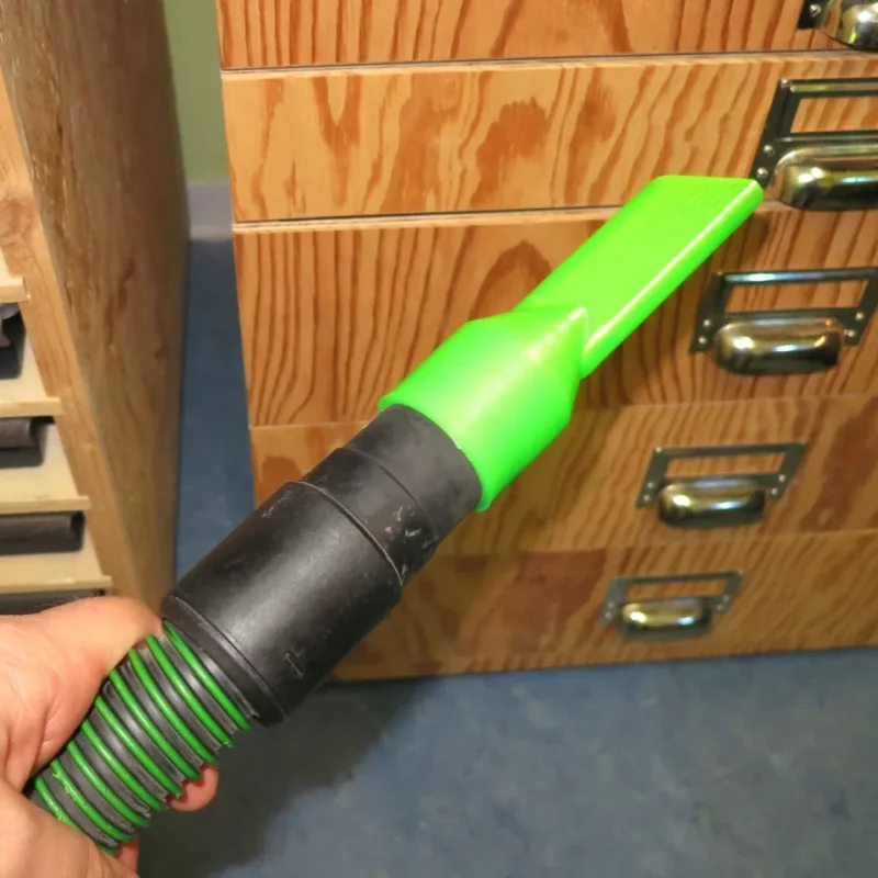 Green Vacuum Crevice Nozzle Attachment Dust Extractor Tool for Festool CT MIDI 27mm/36mm Hose Corner Cleaning Accessory