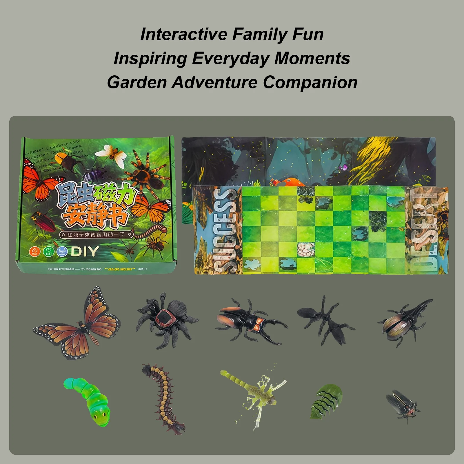 Libri di attività per bambini Giocattolo magnetico con giunti mobili Giocattolo educativo a vite senza fine per ragazzi e ragazze in età prescolare