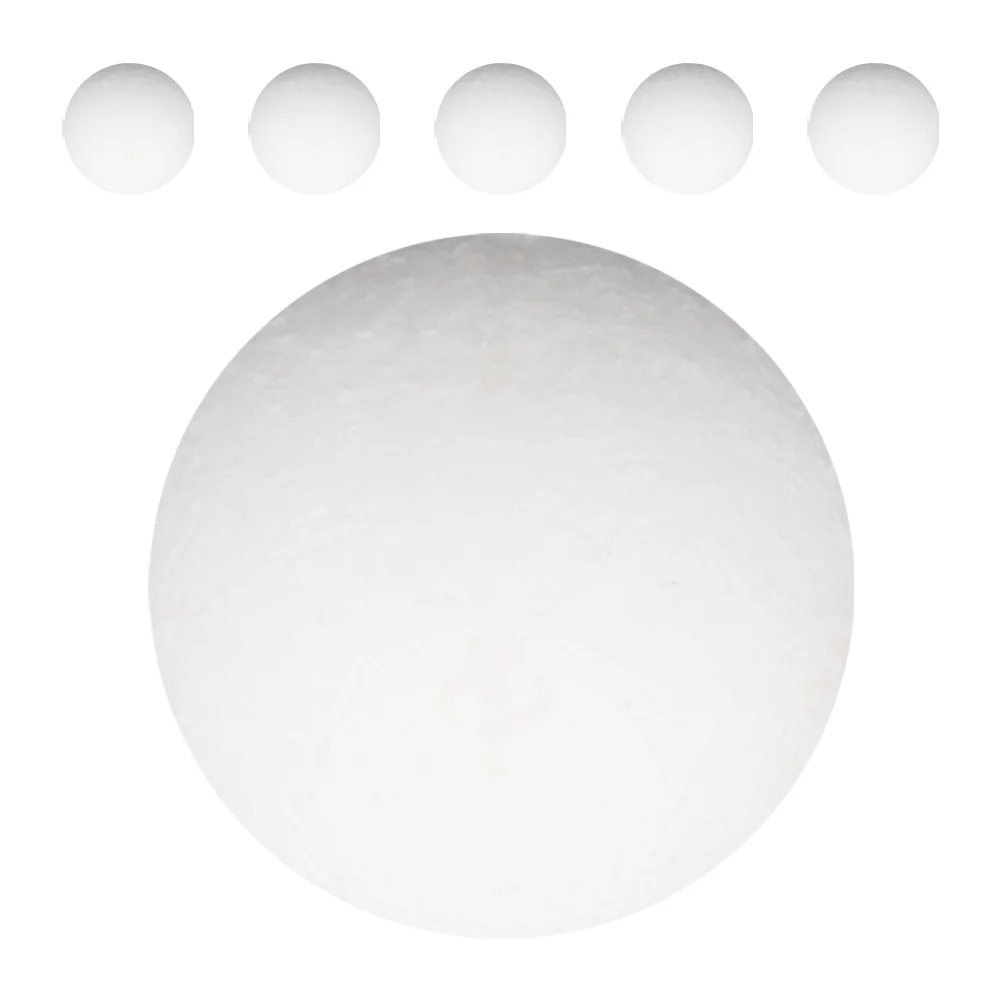 

6pcs 36Mm White Foosball Balls Replacement For Tabletop Soccer Enhanced Grip High Contrast Visibility Lightweight Plastic Mini