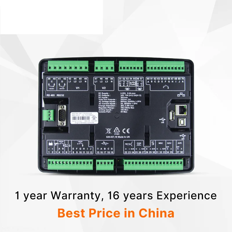 Genset Control ATS Generator Deepsea Controller DSE8620 Panel Module LCD Deep Sea Controller 8620 DSE 8620