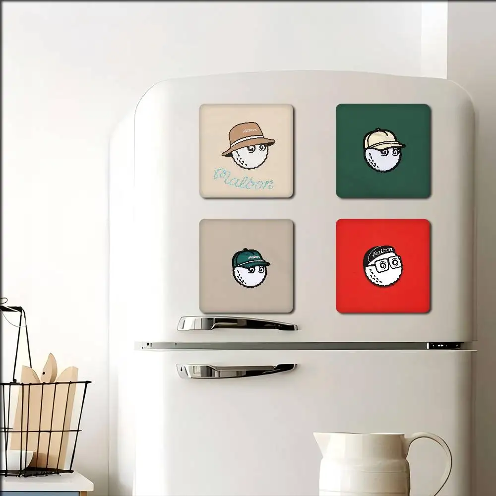 M-MALBONS شعار إطار الصورة مغناطيس الثلاجة الثلاجة ملصقات مغناطيسية الأسرة أصدقاء الأطفال الحيوانات الأليفة الهدايا تذكارية الشعار