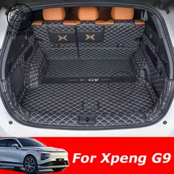 For Xpeng G9 XiaoPeng 2025 2024 2023 PU Trunk Mat Car Waterproof Floor Mat Car Accessories Fully Surrounded Original Factory