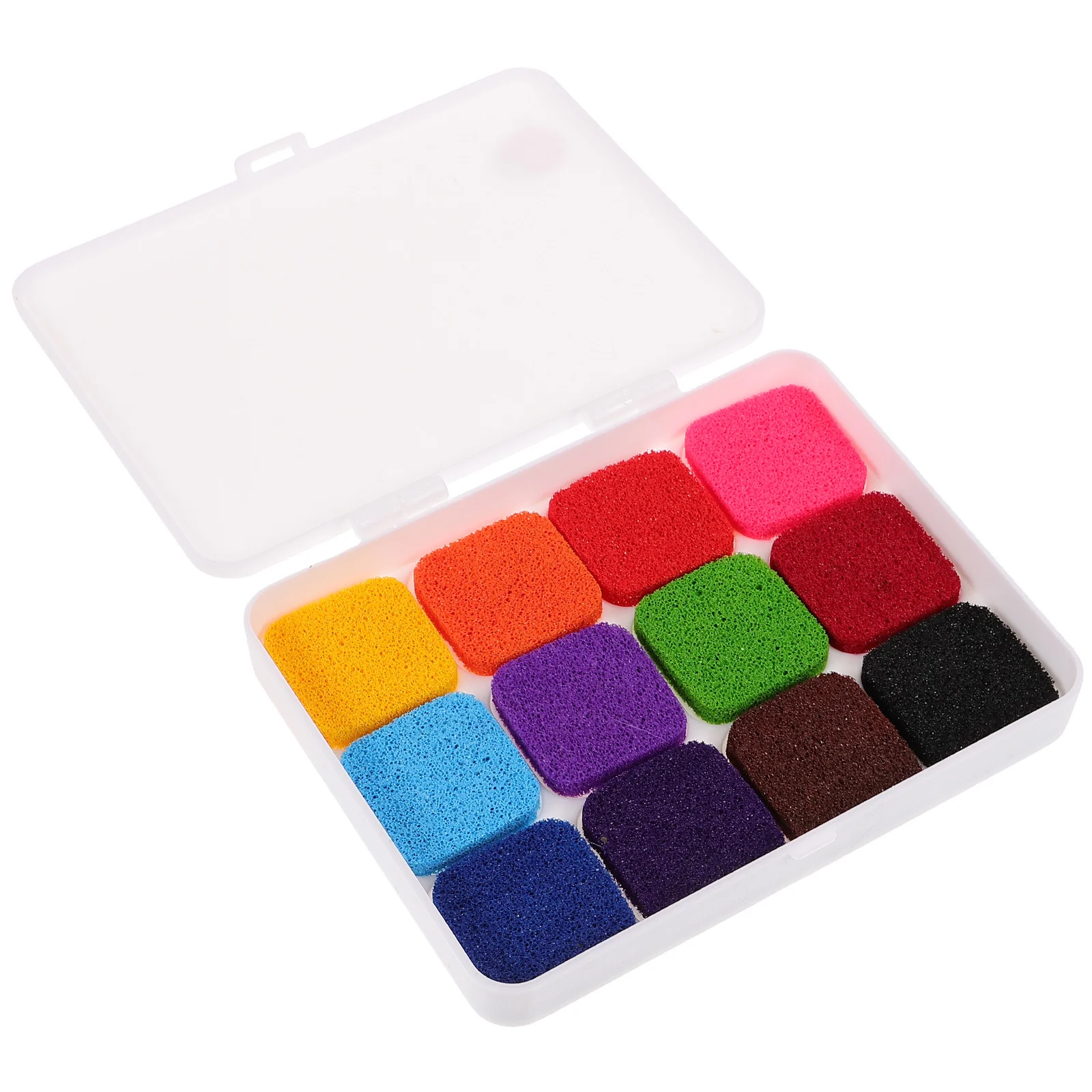 1Set Kleurrijke Vinger Inkt Pad 12 Kleuren Wasbaar DIY Graffiti Craft Schilderen Veilig voor Kinderen Unisex Inkt Pad Postzegels voor Ambachten