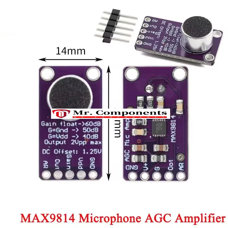 1PCS MAX9814 Microp… - image