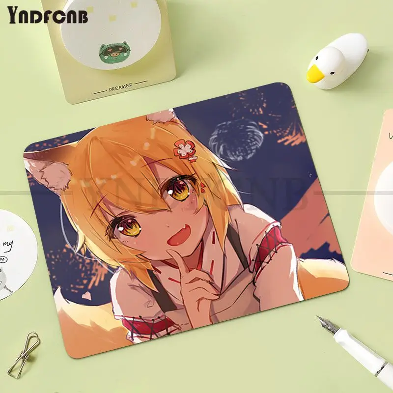 The Helpful Fox Senko Anti-Slip Gaming Mouse Pad Gamer Desk Mat Keyboard Pad Decoration Mause Pad Deskpad Home Decor