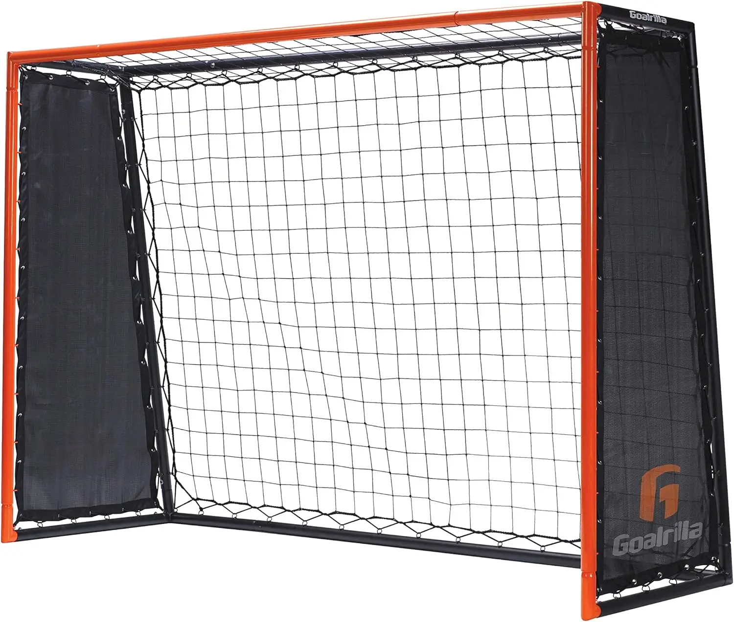 Striker Soccer Rebound Trainer with Double-Sided, Ultra-Responsive Rebounding Net and Goal, Large