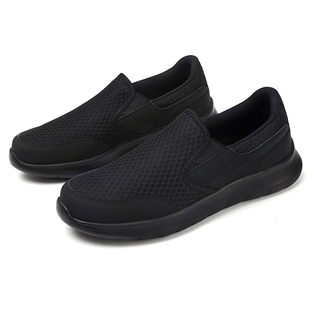 Plus Size Men\'s Breathable Slip On Classic Shoes Comfy Casual Durable Lightweight Walking Shoes