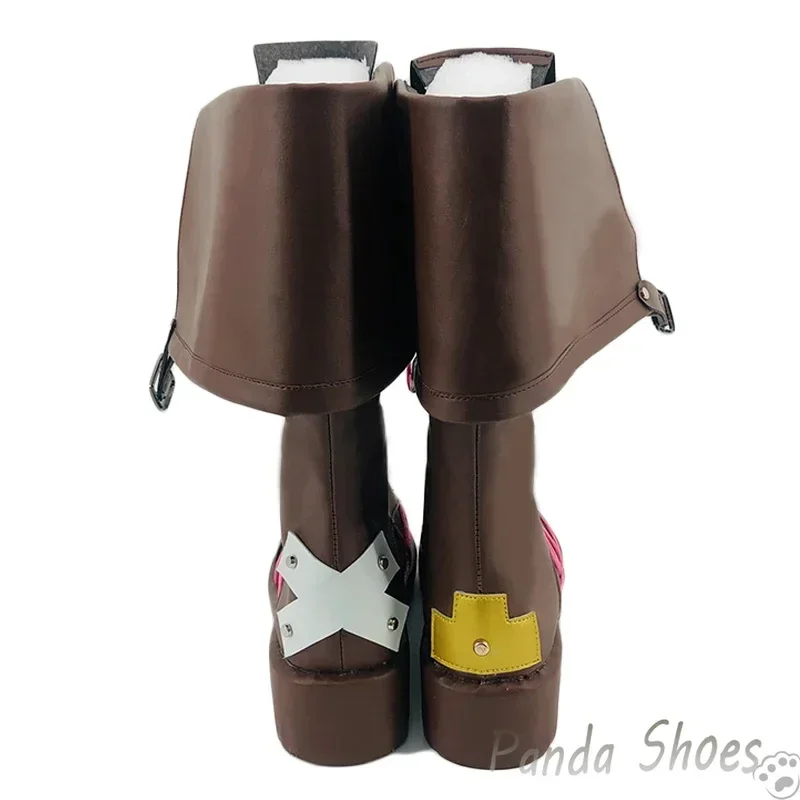 LOL Jinx أحذية كوسبلاي أنيمي لعبة جامعة الأساطير كوس أحذية مدفع فضفاض زي الدعامة أحذية لحفلة الهالوين #4