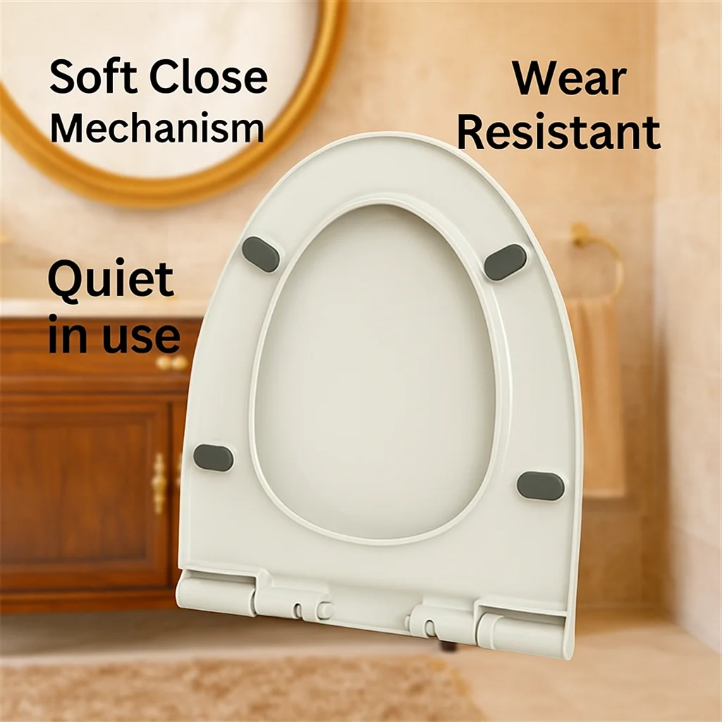 

Универсальное сиденье для унитаза, прочная пластиковая сменная крышка, быстрая установка для стандартных унитазов в ванной комнате