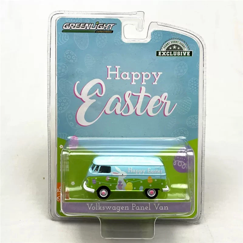 Greenligh 1:64 폭스바겐 타입 2 패널 밴 - 독립기념일 2019(다이캐스트 자동차) SAL 소형 패킷 장난감