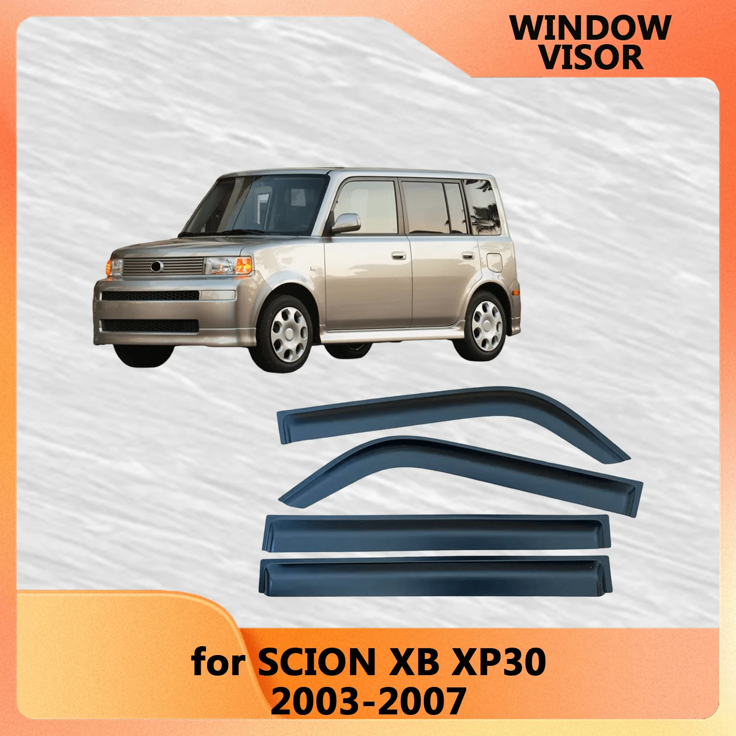 

Оконный козырек для Scion XB 2003 2004 2005 2006 2007, ветрозащитные дефлекторы, защита от дождя, дверной козырек, вентиляционные шторы, солнцезащитный козырек от дождя