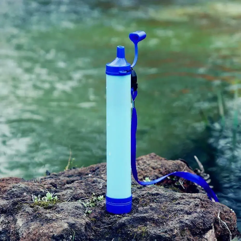 Outdoor Portable Purifier Water Filter Suitable for Streams, Lakes Outdoors Camping Water Purifier Camping Hiking Emergency Life