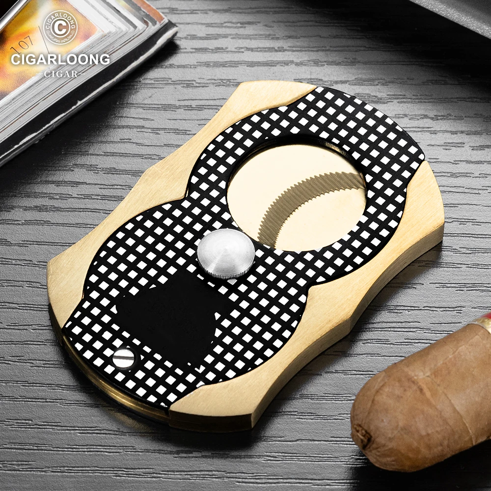 Cigar Cutter Sharp Stainless Steel Large Caliber Thick Double-edged Multi Style Portable Travel Cigar Accessories Cutter CE-25D2