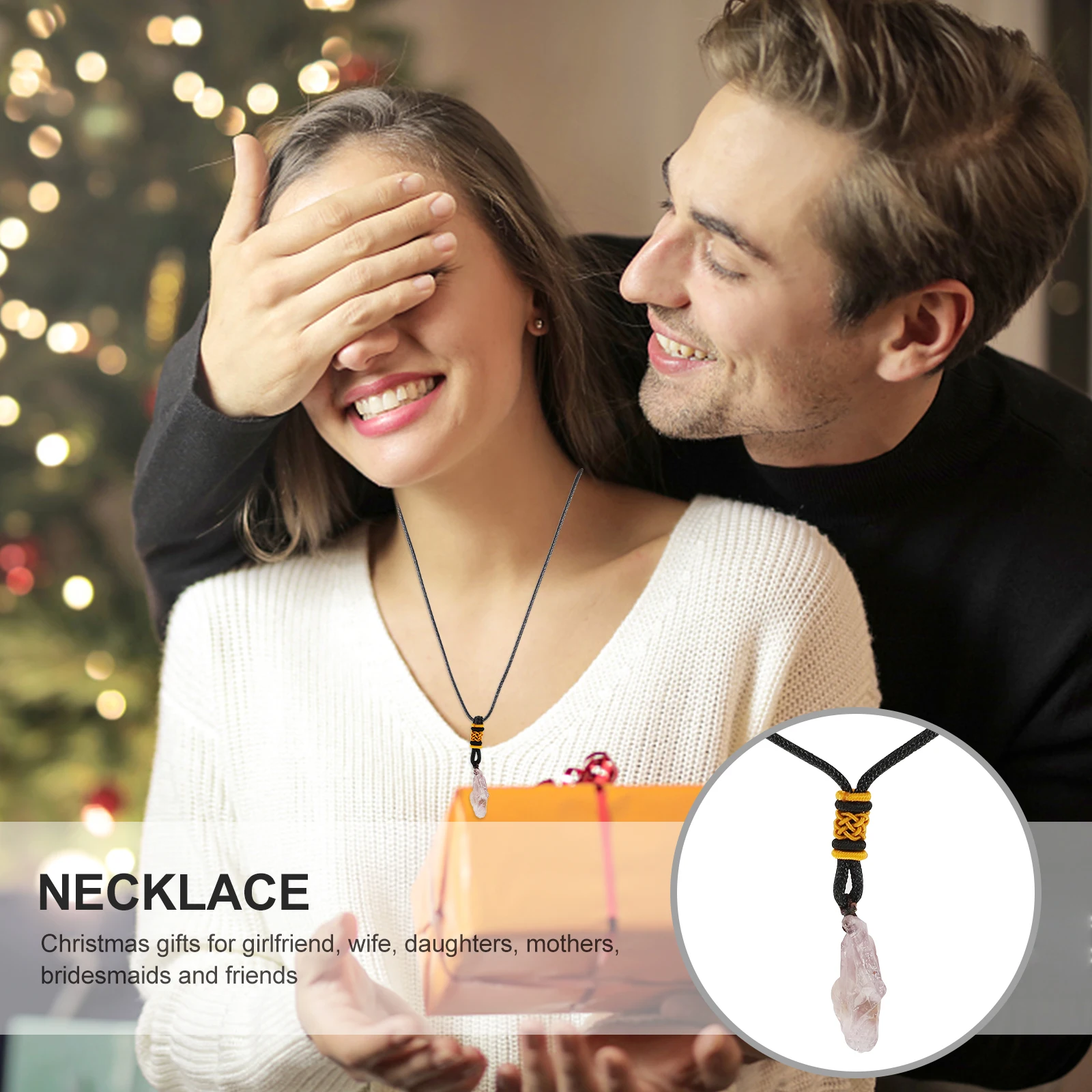 

1pc Crystal Pendant Necklace For Women Exquisite Jewelry Design Elegant Durable Gift Crystal Necklaces For Sister Friend
