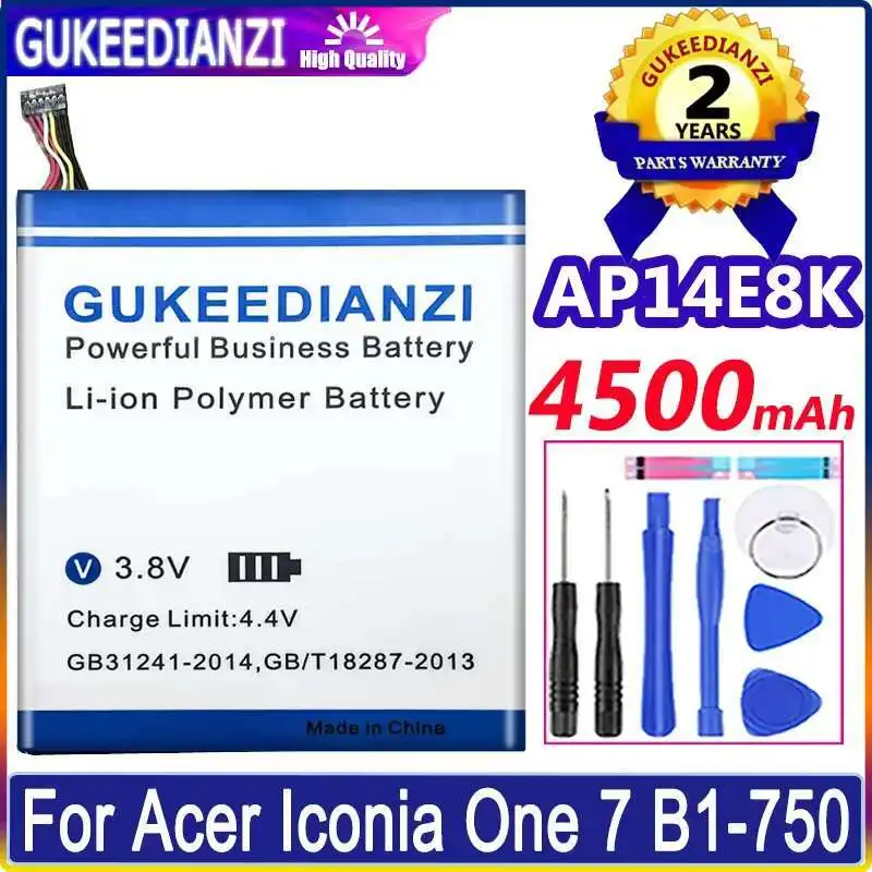 

AP14E8K 4500mAh High Performance Premium Replacement Tablet Battery For Acer Iconia One 7 B1-750