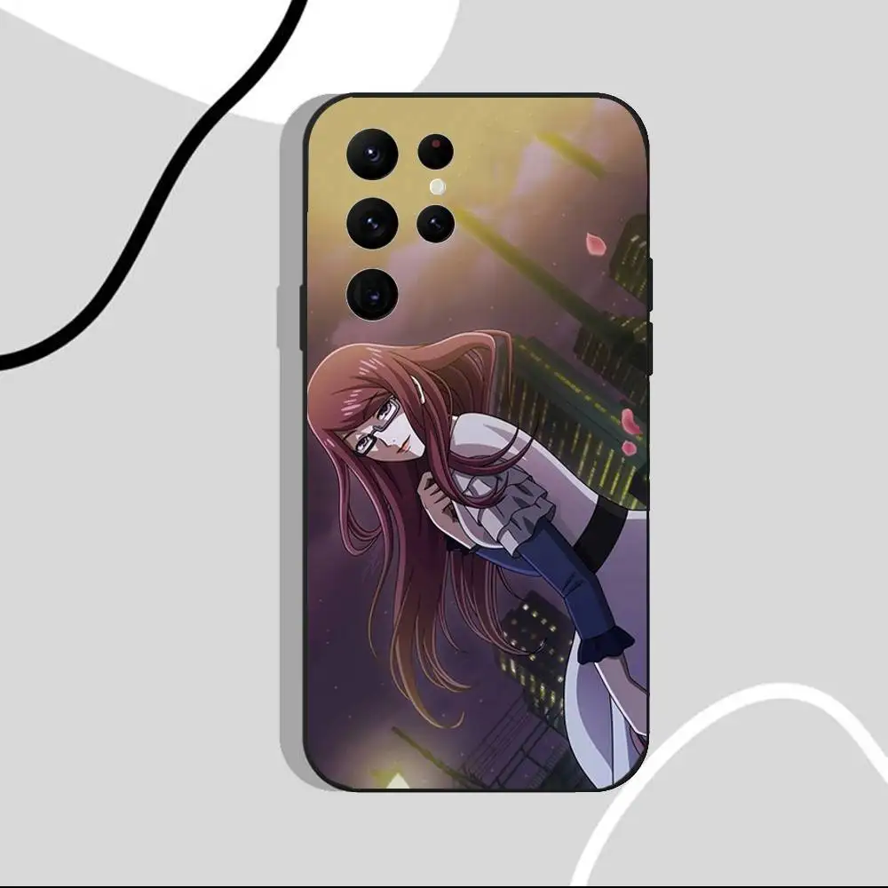 Custodia per telefono Rize Tokyo Ghoul per Samsung S25, S24 Ultra, S20, S30 plus, S22 Plus, S23, Ultra 5G Custodia nera in silicone