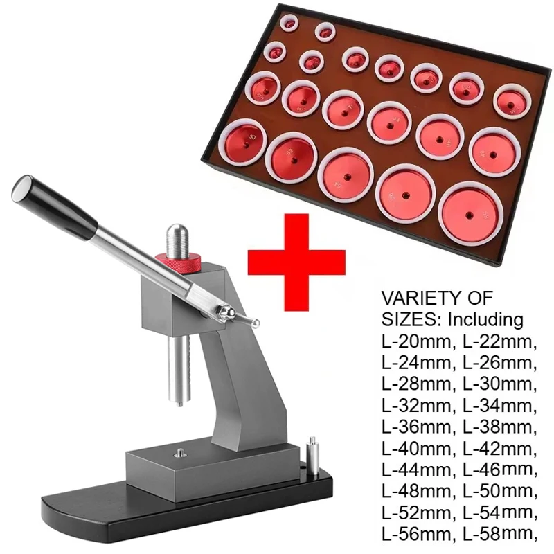Watch Repair Tool Capping Machine, Back Cover Press Machine Professional Pressure Gauge Bottom Cover Tool Watch Press Machine