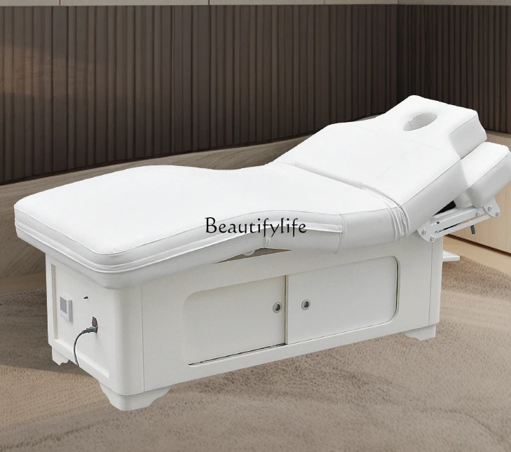 

Electric Beauty Bed Beauty Salon Special Lifting High-End Massage Couch Massage Bed Solid Wood