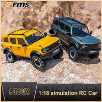 FMS 1:18 BRONX 4x4 Mini Rc Simulation Bronco Electric Remote Control Model Car 2.4ghz RTR  RC Car Toys For Kid's Gift