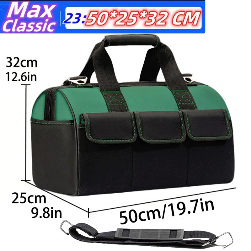 Electrician Tool Bag Strong And Durable Canvas Thickened Portable Multi-functional Hardware Carpentry Fishing Storage Tool Bag