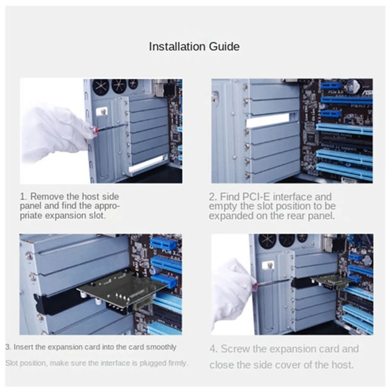 

PVU3-7U USB3.0 Настольная компьютерная плата расширения 1 Drag 7 аксессуары для компьютера