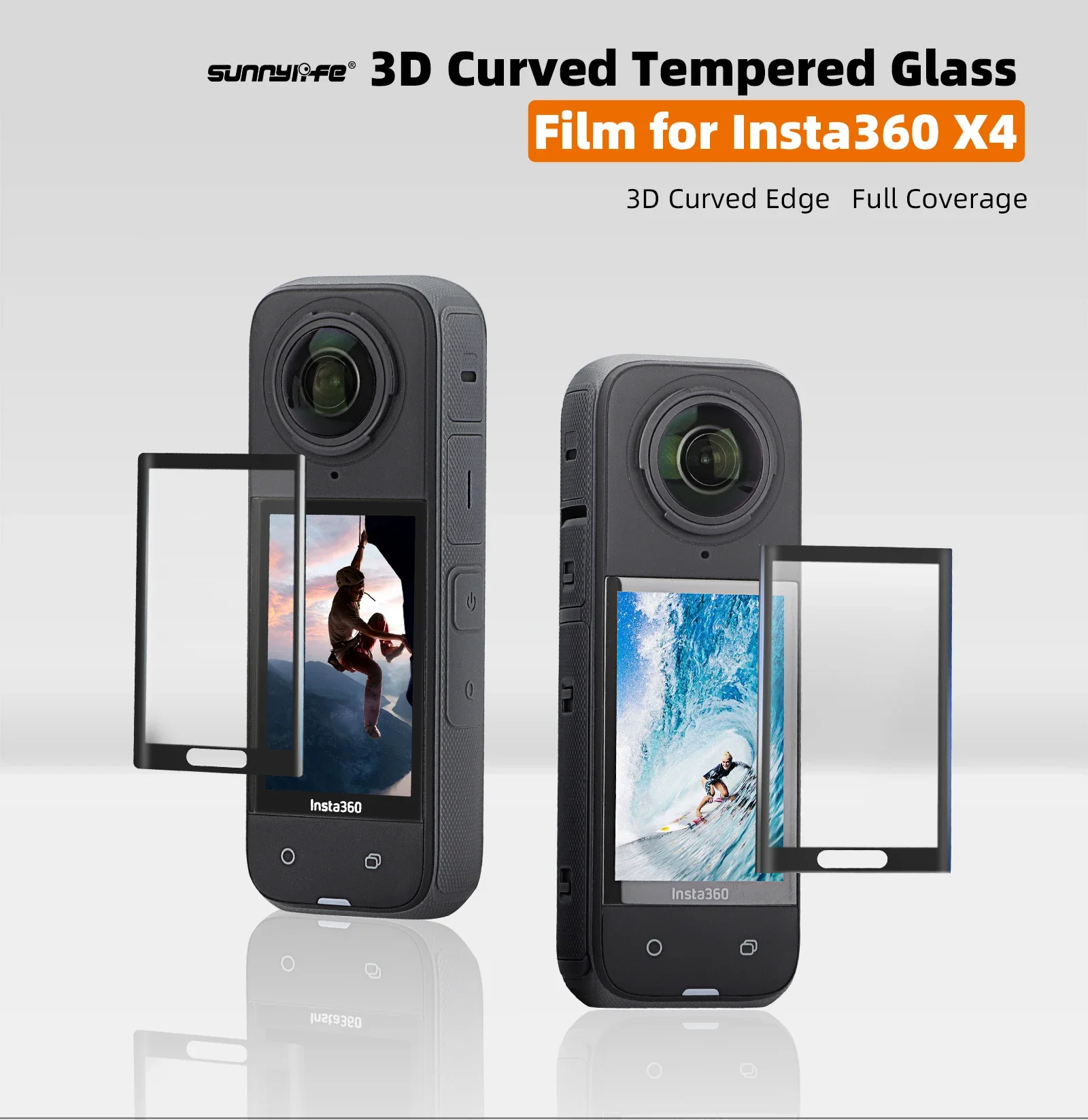 9HD Tempered Glass Film for Insta360 X4 Screen Protector Anti-scratch Protective Films for Insta360 X4 Action Camera Accessories