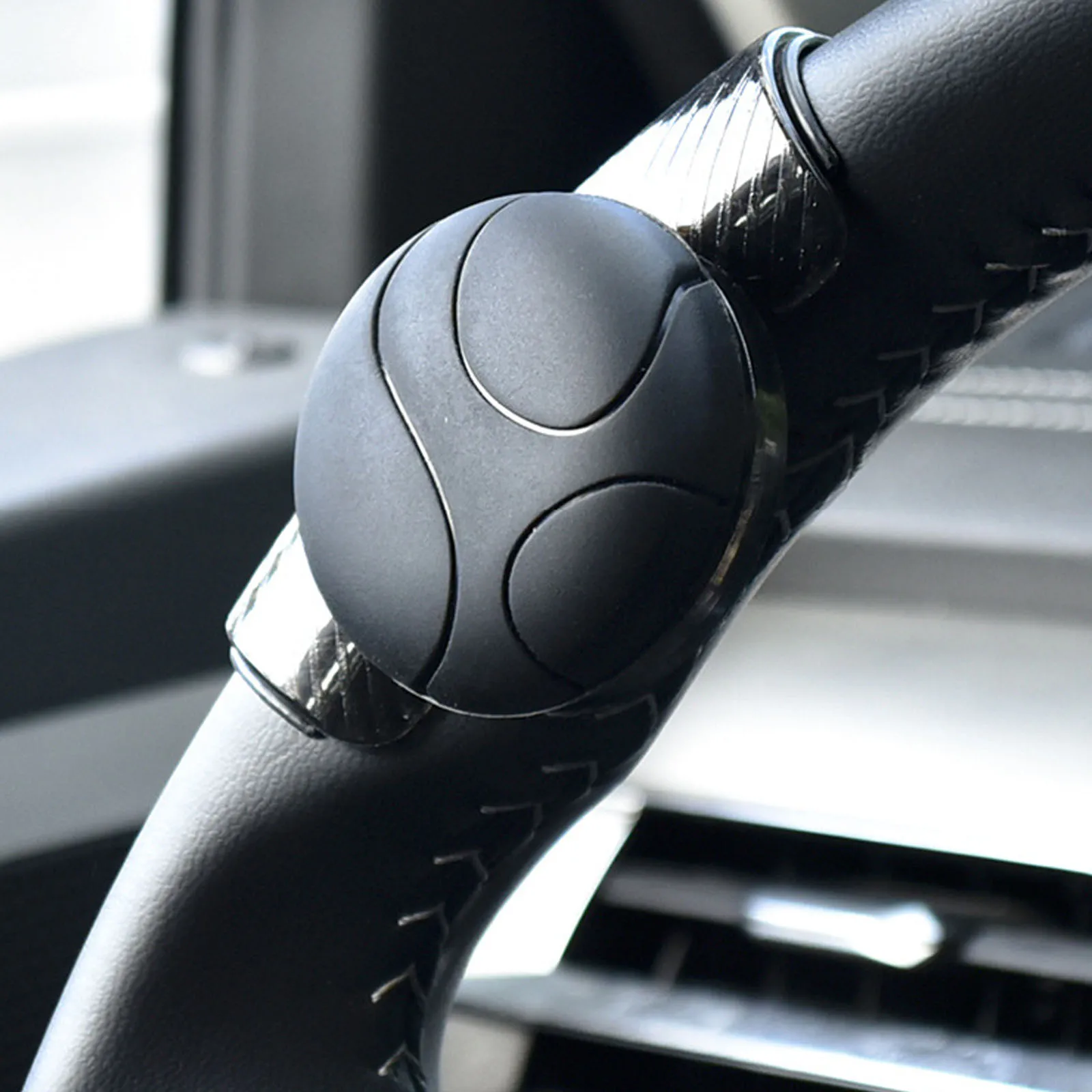 Car Steering Wheel Spinners Non-Slip Heavy Duty Knob Ball Universal Car Spinner Handle for Cars/Trucks/Vans/Forklifts