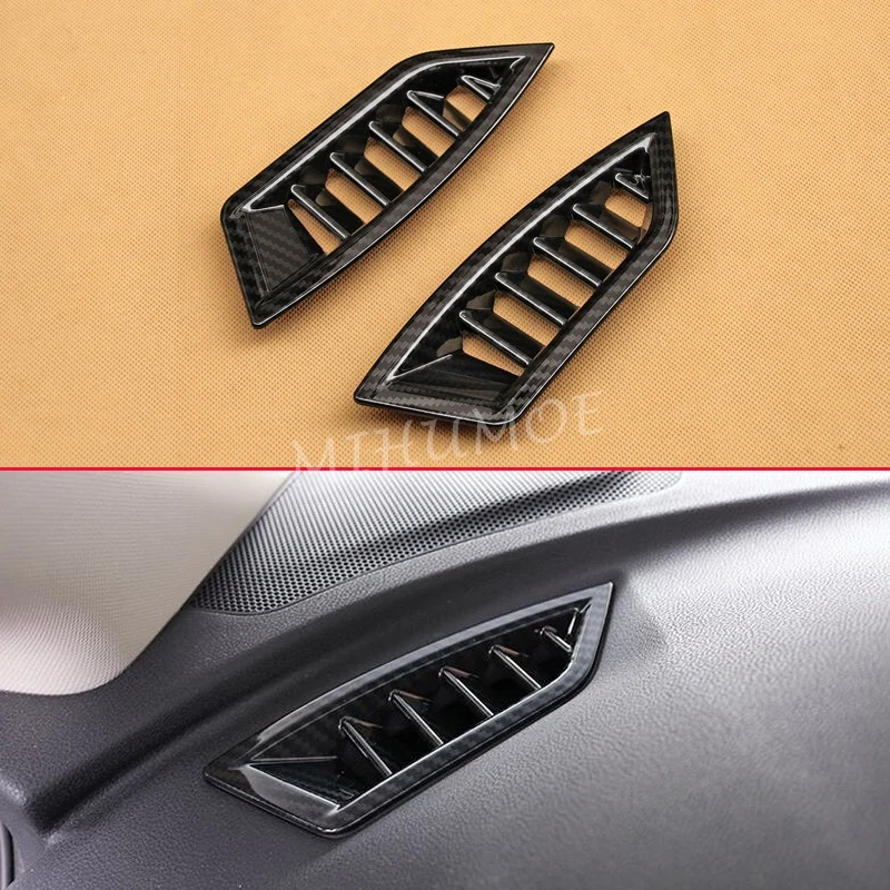 

For 2018-2023 Subaru XV Crosstrek Impreza Forester SK Dashboard Upper Air Vent Cover ABS Carbon Fiber Accessories