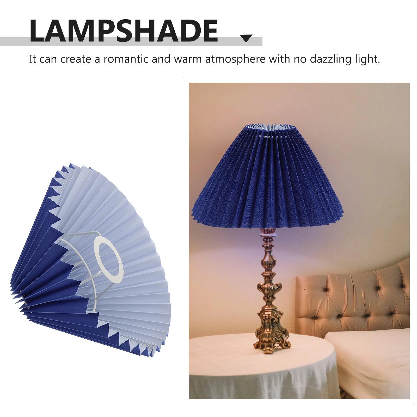 Extra Large Lamp Shades Pleated Lampshade Ceiling Light Accessory White Lampshades Sconces