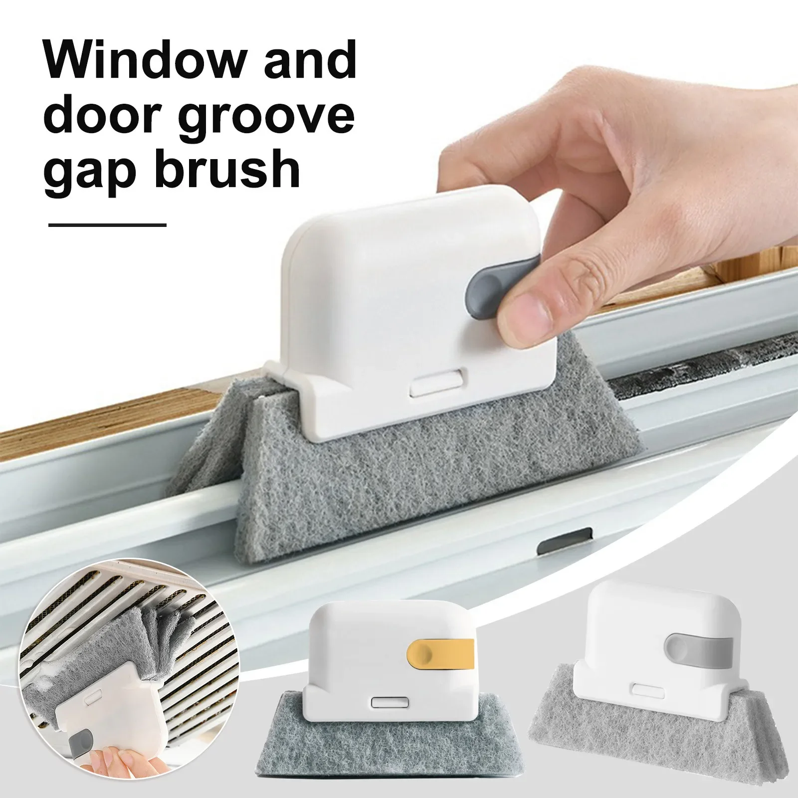 Window Cleaning Brush Multifucation Cleaning Brush For Household Use Apply To Window Sliding Door Track Cleaner Sill Shutter