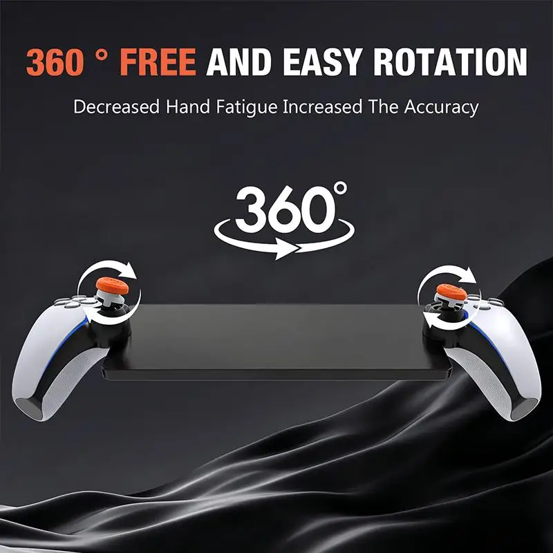 ∘2Pcs Portal Joystick Thumb Grips Easy to Install Non-Slip Enhanced Grip Caps for Comfortable Long Handheld Gaming