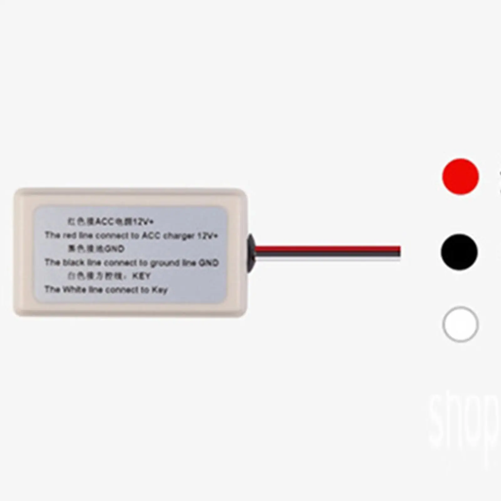 Universal Wireless Bluetooth Media Button Start 7 Key Phone Controller Audio Steering Wheel Remote Control Switch for iPhone iOS