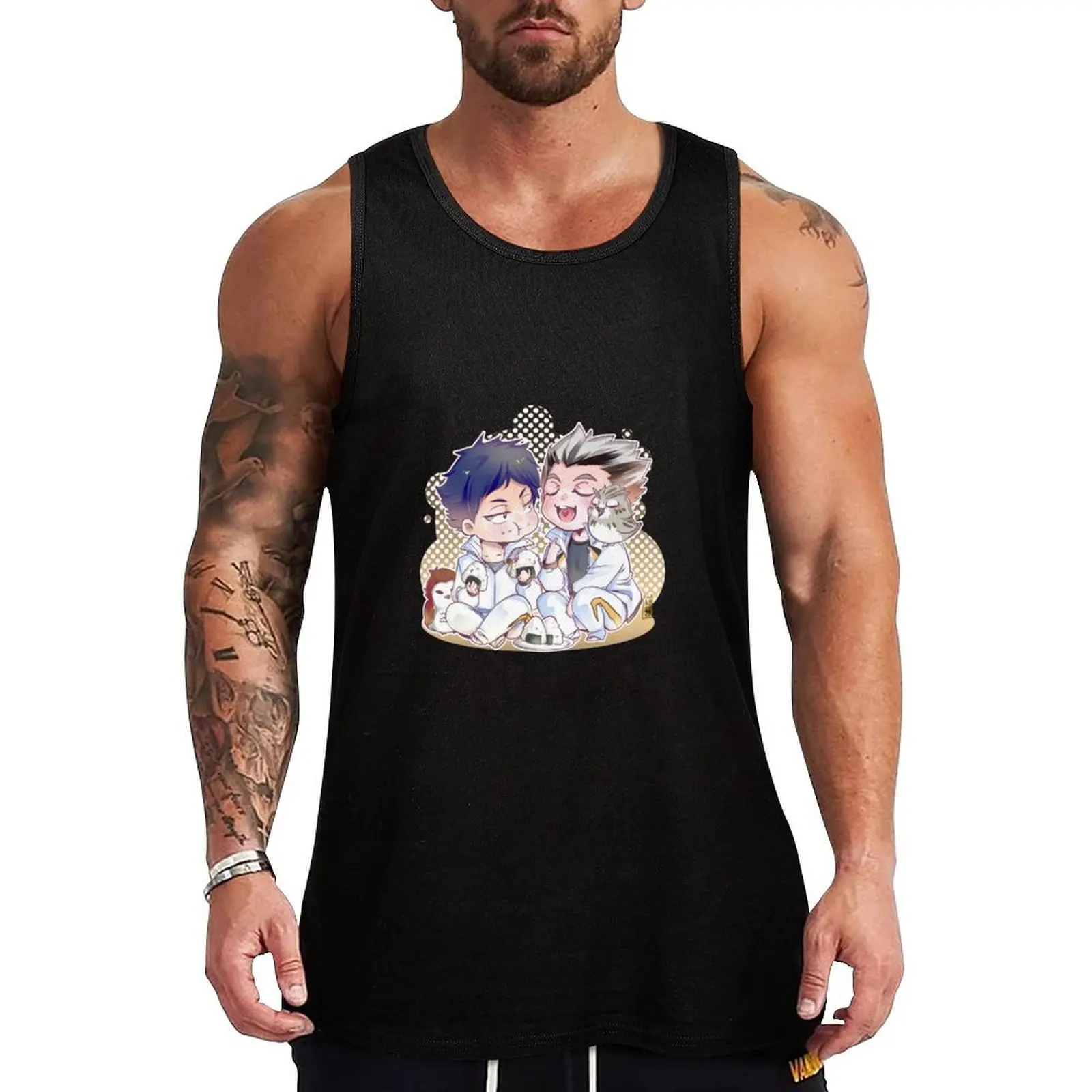 

Fukurodani Lunch Time Tank Top All Day Comfort Tank Top Soft Breathable Sleeveless
