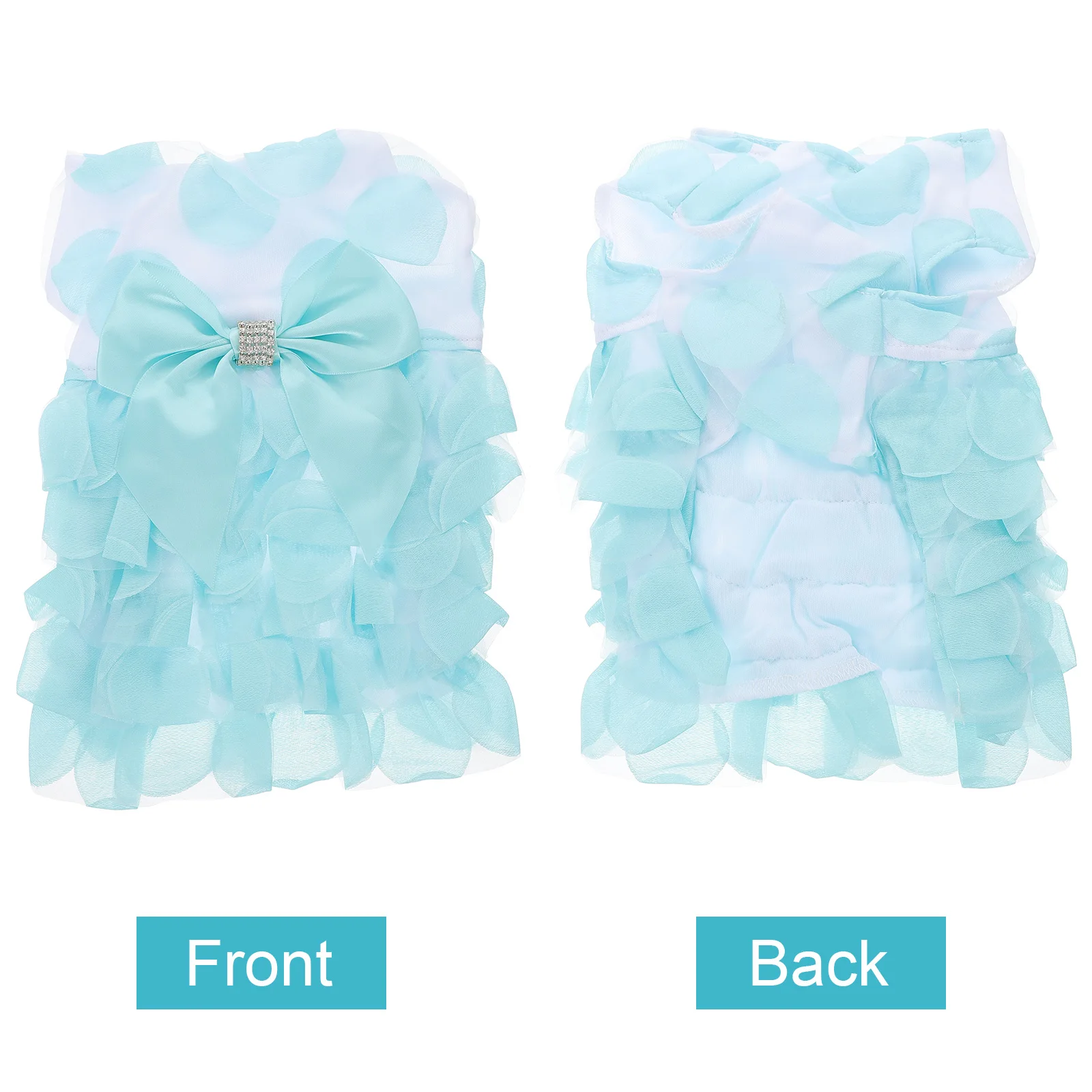 

Clothing Dog Suspender Skirt Tutu Dress for Dogs Princess Lace Blue Cute Clothes