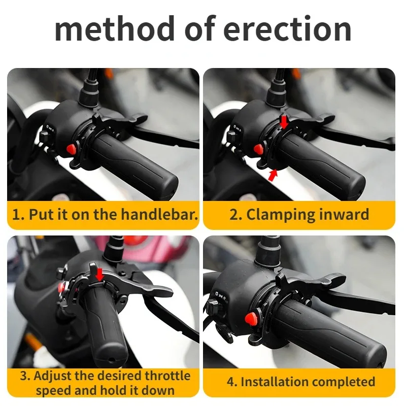 مثبت السرعة للدراجات النارية خنق دراجة نارية خنق مثبت السرعة دراجة نارية كروز خنق كليب دراجة نارية الملحقات