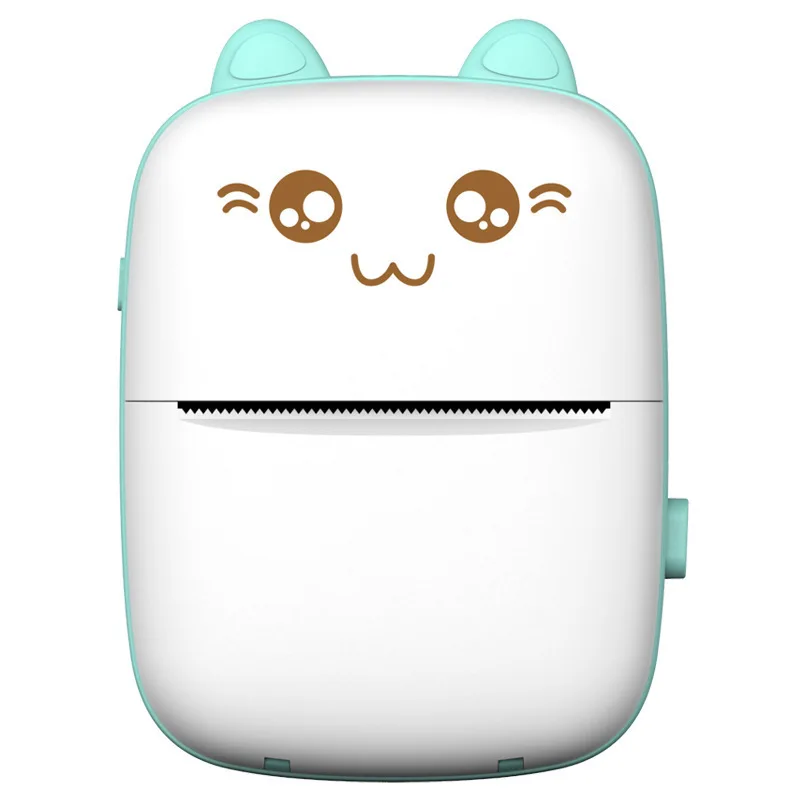 Portable Mini Printer With Wireless Connection For Smartphones Small Household Pressure-Sensitive Photo Thermal Paper Printer