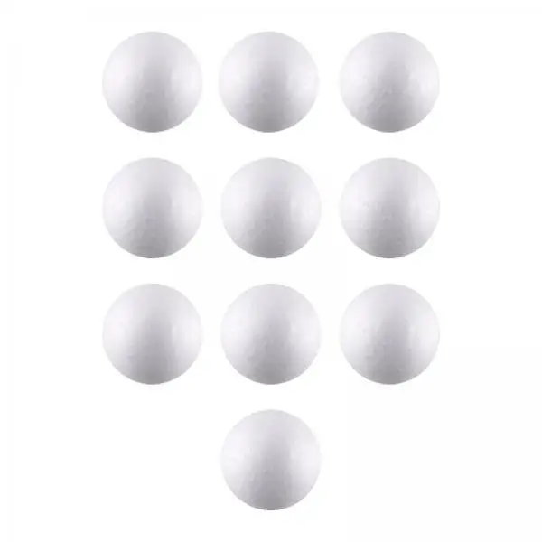 6xFoam Balls Smooth DIY Craft Foam Balls for Party Decoration Holiday Birthday 10cm