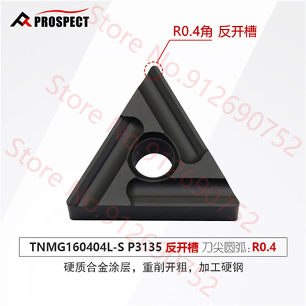 

PROSPECT TNMG160408-TM NF P6205T P9125 TNMG160404L TNMG160404R TNMG160408R-VF S PS530A P9035 P3135 Carbide Insert TNMG Inserts