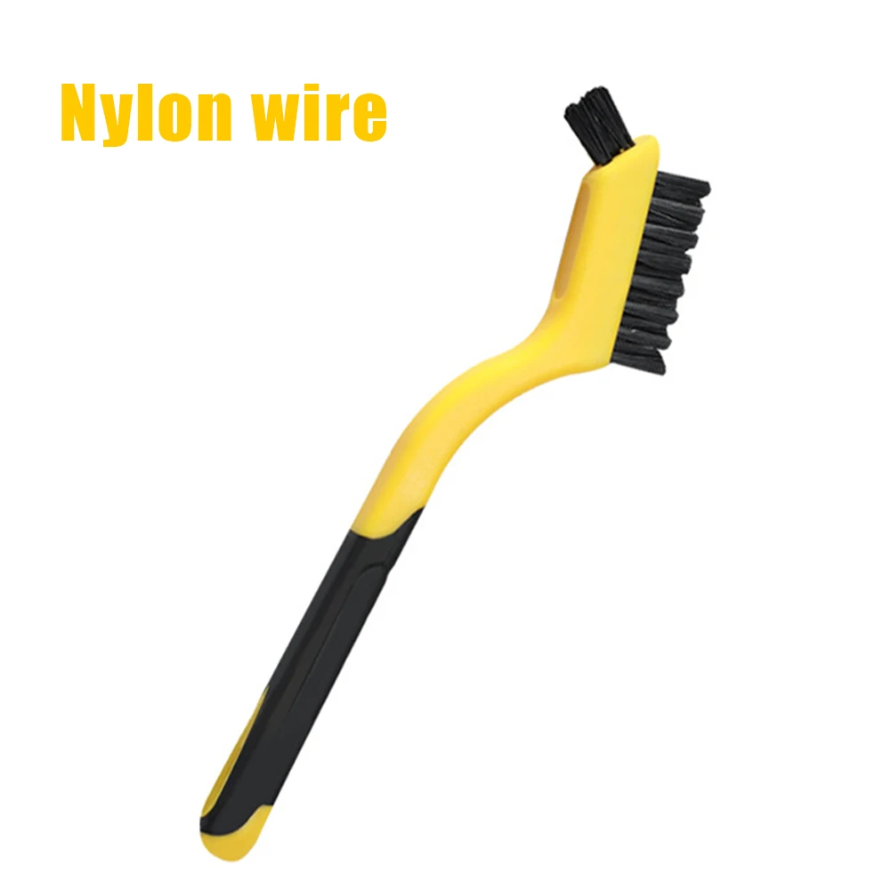 

1 Pc Wire Brushes Steel Copper 7inch Brush Industrial Manual Tools With Curved Handle Cleaning Brush Hand Tools