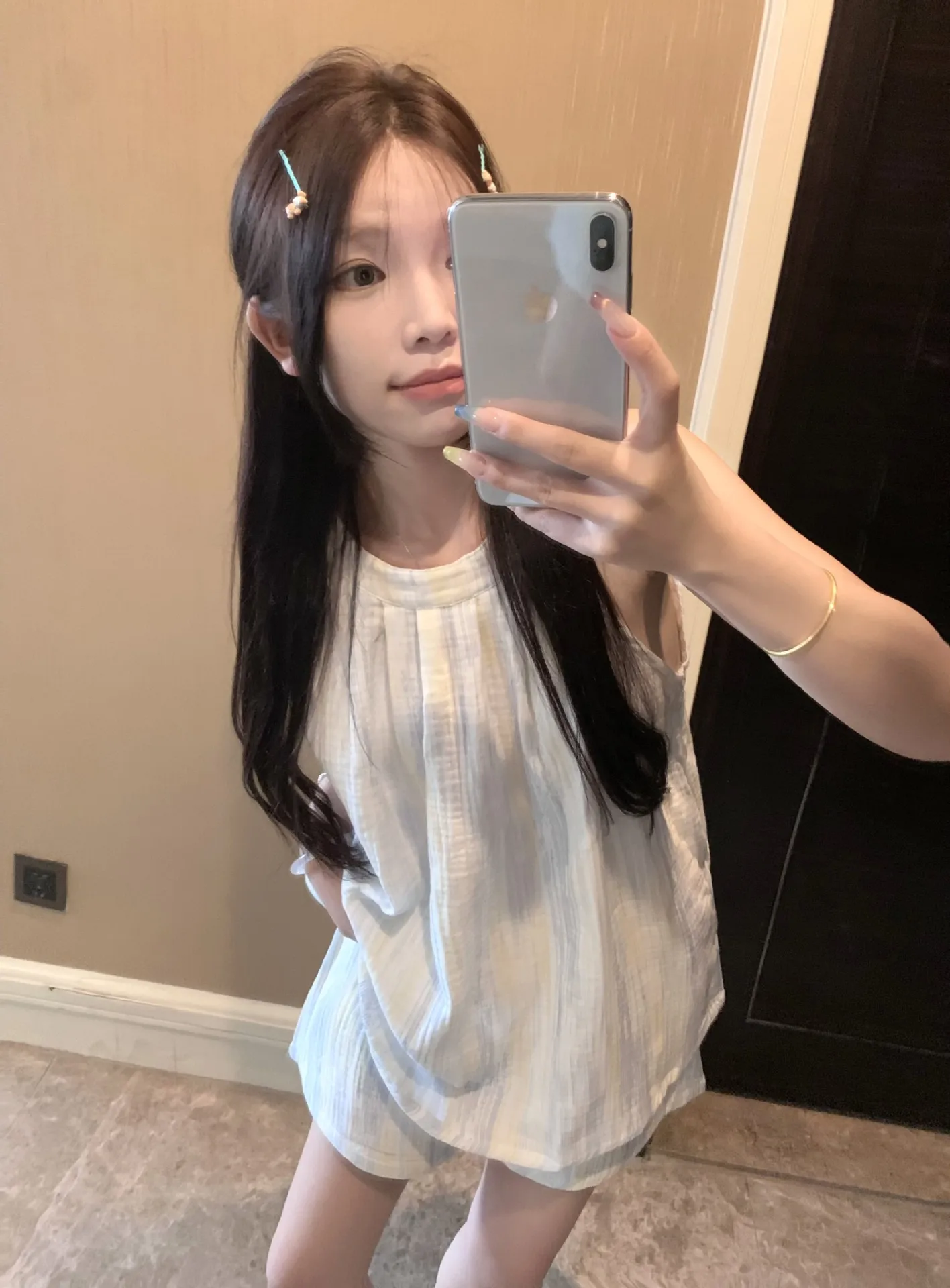 Женская модная одежда, летний милый топ с рюшами и круглым вырезом, кавайная женская одежда для дома, мягкая ночная рубашка, домашняя одежда