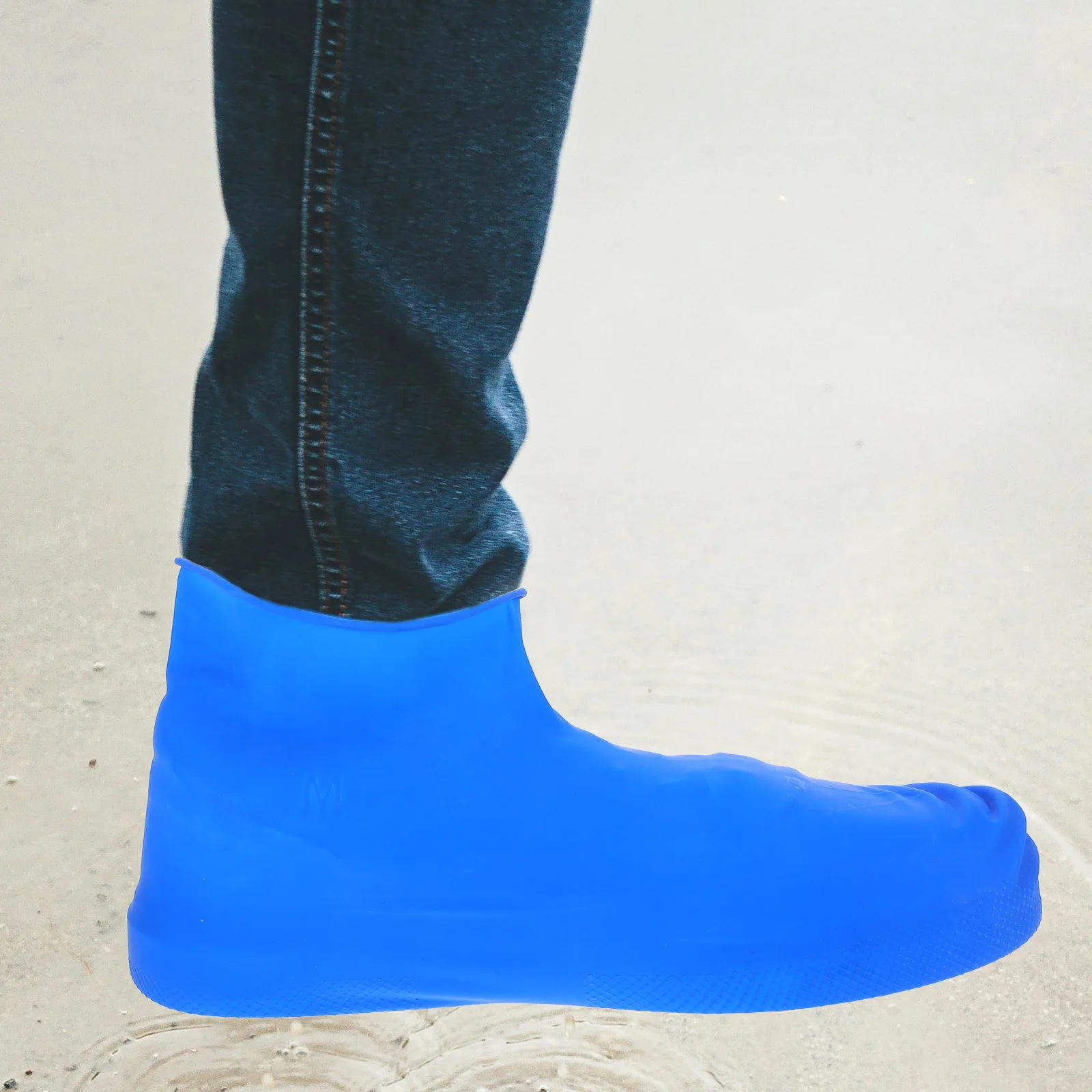 

3Pair Disposable Latex Shoe Covers Rainproof Anti-Slip Durable Shoe Protectors Outdoor Walking Rain Shoes Cover